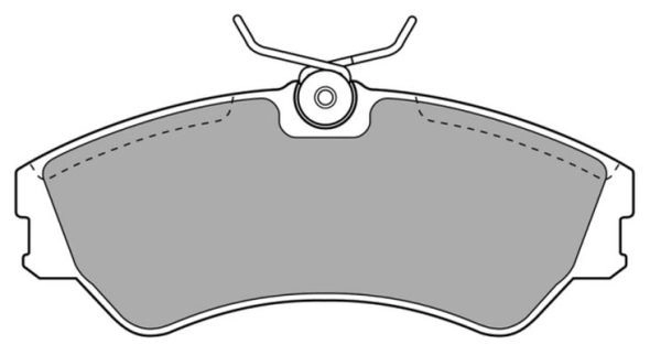 Brake Pad Set, disc brake (FBP-0818)