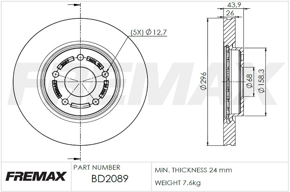 Brake Disc (BD-2089)