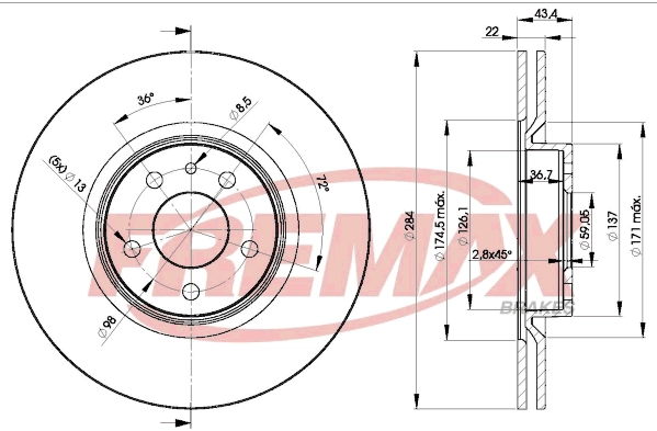 Brake Disc (BD-1548)