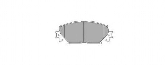 Brake Pad Set, disc brake (FBP-1635)