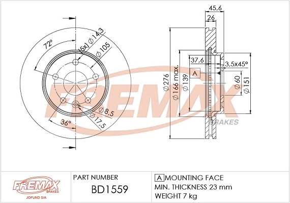 Brake Disc (BD-1559)
