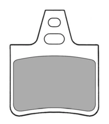 Brake Pad Set, disc brake (FBP-0684)