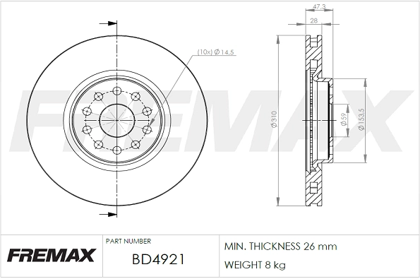Brake Disc (BD-4921)