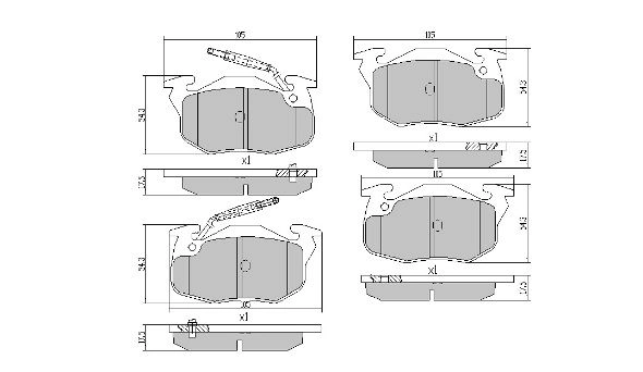 Brake Pad Set, disc brake