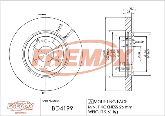 Brake Disc (BD-4199)