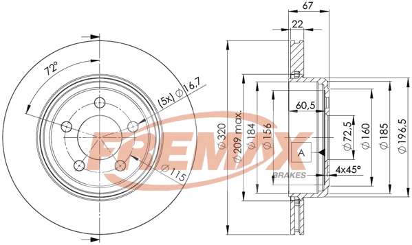Brake Disc (BD-9199)
