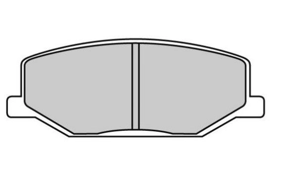 Brake Pad Set, disc brake (FBP-0296)