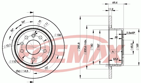 Brake Disc (BD-9211)