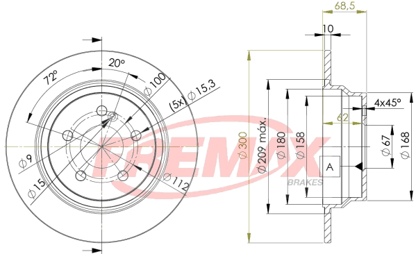 Brake Disc (BD-0413)
