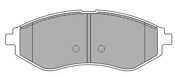 Brake Pad Set, disc brake (FBP-1413)