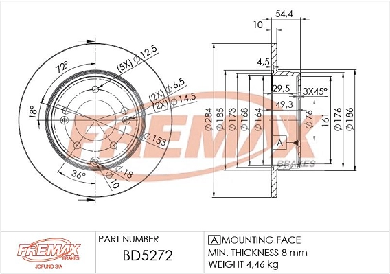 Brake Disc (BD-5272)
