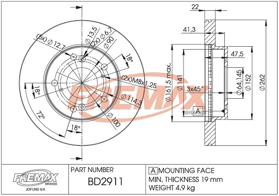 Brake Disc (BD-2911)