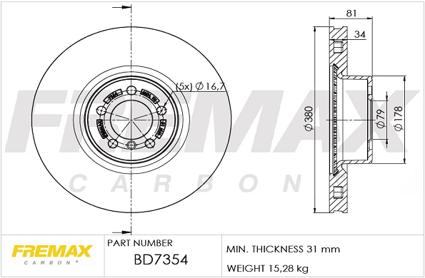 Brake Disc (BD-7354)