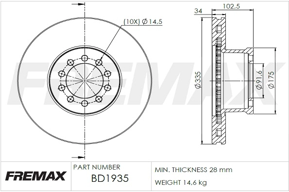 Brake Disc (BD-1935)