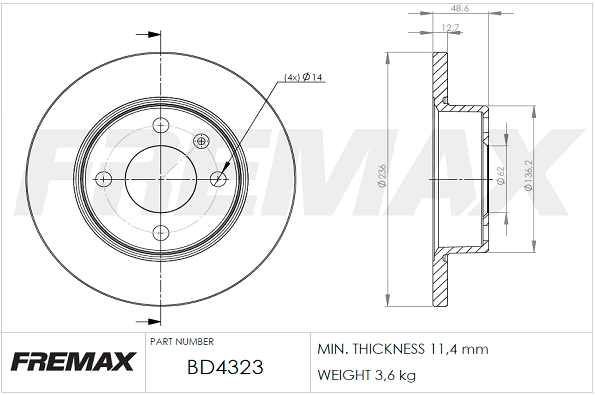 Brake Disc (BD-4323)