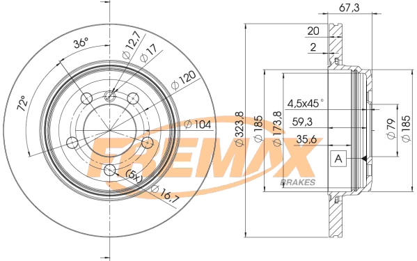 Brake Disc (BD-6127)