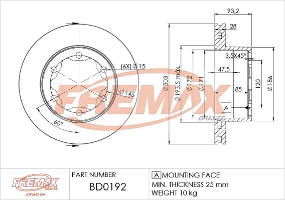 Brake Disc (BD-0192)