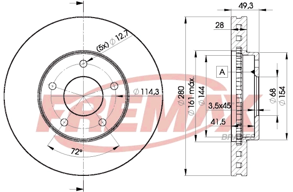 Brake Disc (BD-4107)
