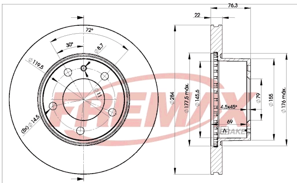 Brake Disc (BD-1656)