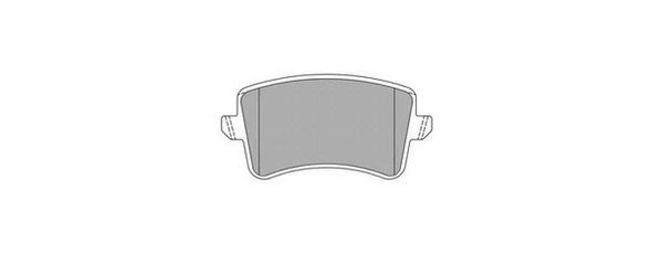 Brake Pad Set, disc brake (FBP-1644)