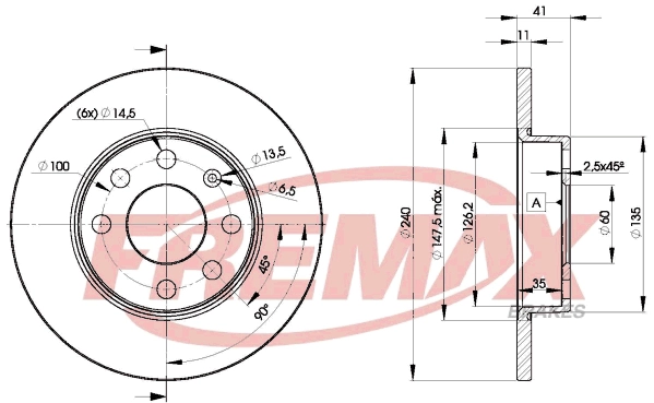 Brake Disc (BD-9020)