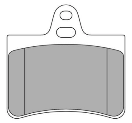 Brake Pad Set, disc brake (FBP-1194)