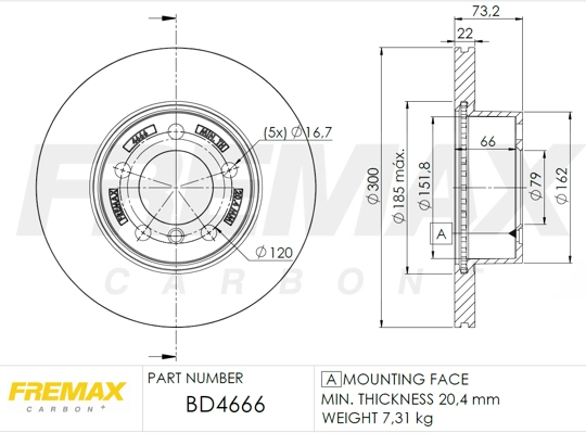 Brake Disc (BD-4666)