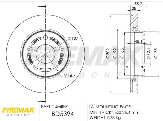 Brake Disc (BD-5394)