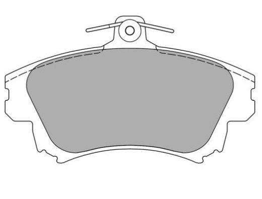 Brake Pad Set, disc brake (FBP-1062)