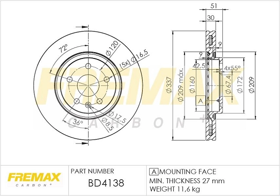 Brake Disc (BD-4138)