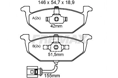 Brake Pad Set, disc brake