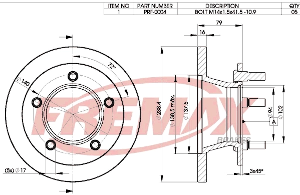 Brake Disc (BD-0372)