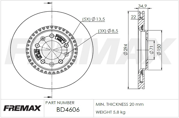 Brake Disc (BD-4606)