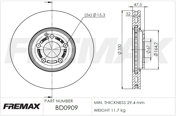 Brake Disc (BD-0909)