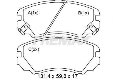 Brake Pad Set, disc brake