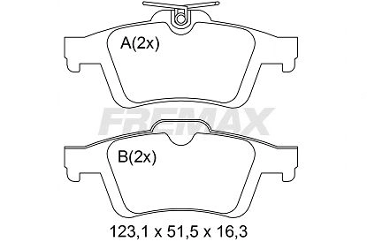 Brake Pad Set, disc brake