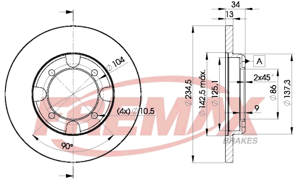 Brake Disc (BD-8737)