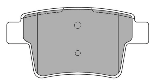 Brake Pad Set, disc brake (FBP-1446)