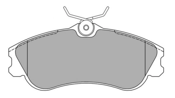 Brake Pad Set, disc brake (FBP-1068)