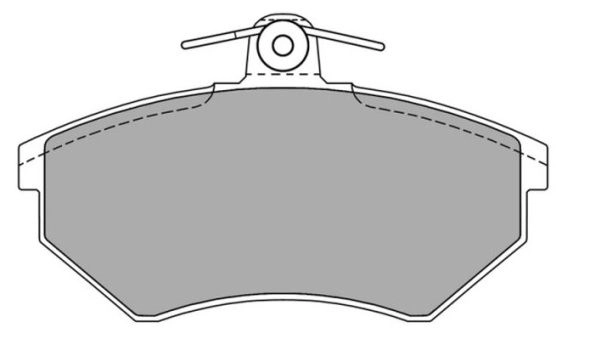 Brake Pad Set, disc brake (FBP-0810)