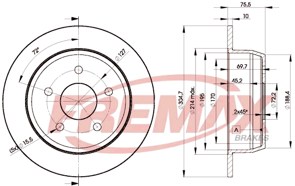 Brake Disc (BD-5118)