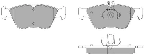 Brake Pad Set, disc brake (FBP-1040)