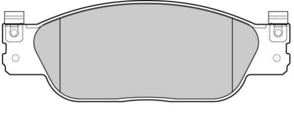 Brake Pad Set, disc brake (FBP-1718)