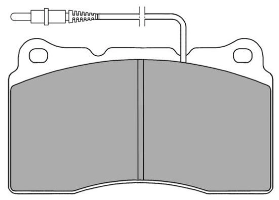 Brake Pad Set, disc brake (FBP-1148)
