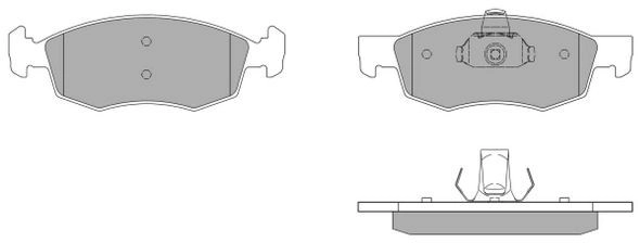 Brake Pad Set, disc brake (FBP-1170)