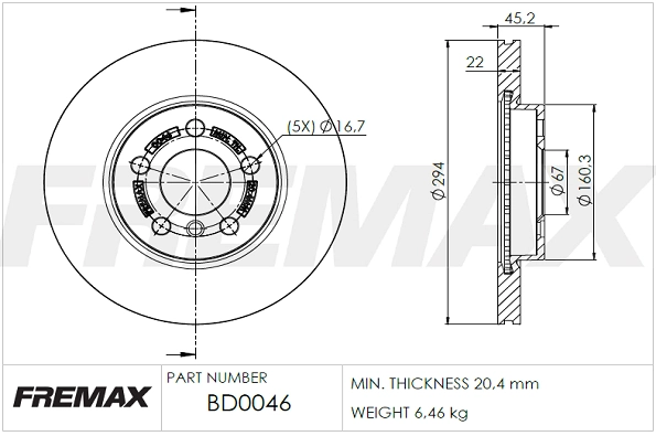 Brake Disc (BD-0046)