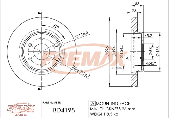 Brake Disc (BD-4198)
