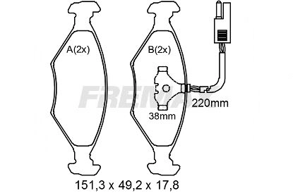 Brake Pad Set, disc brake