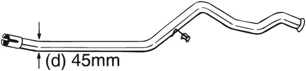 Repair Pipe, catalytic converter (889-503)