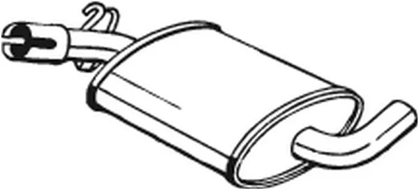 Centre Muffler (233-421)